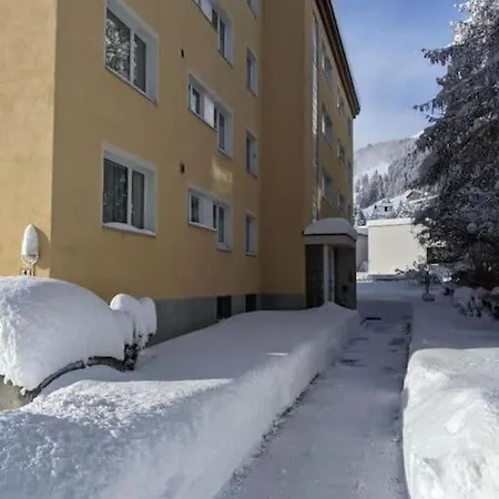 Lejlighed Sonniges Mit 3 Schlafzimmern & Balkon Mit Bergblick Davos